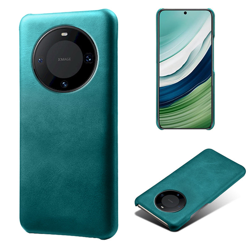 For Huawei Mate 60 Phone Case PU Leather + PC Cover Calf Texture Anti-Scratch Phone Shell