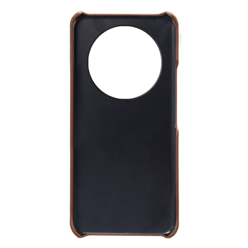 For Huawei Mate 60 Pro Drop Protection Cover Dual Card Slots PU Leather Coated PC Phone Case