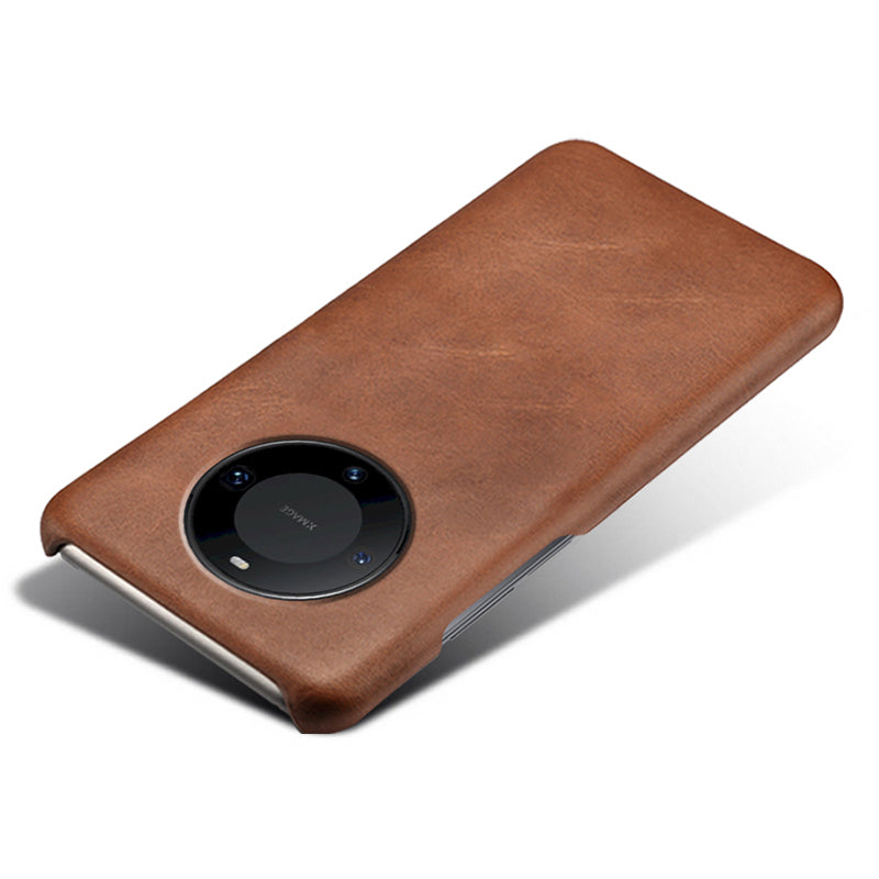 For Huawei Mate 60 Pro+ Cell Phone Cover Anti-Scratch PU Leather + PC Cover Calf Texture Shell