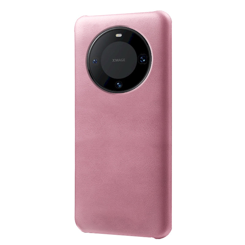 For Huawei Mate 60 Pro+ Cell Phone Cover Anti-Scratch PU Leather + PC Cover Calf Texture Shell