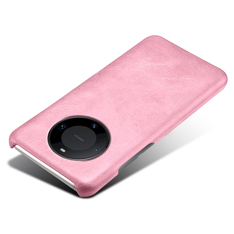 For Huawei Mate 60 Pro+ Cell Phone Cover Anti-Scratch PU Leather + PC Cover Calf Texture Shell