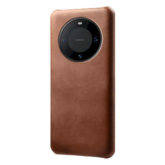 For Huawei Mate 60 Pro PU Leather + PC Cover Anti-Scratch Calf Texture Cell Phone Cover