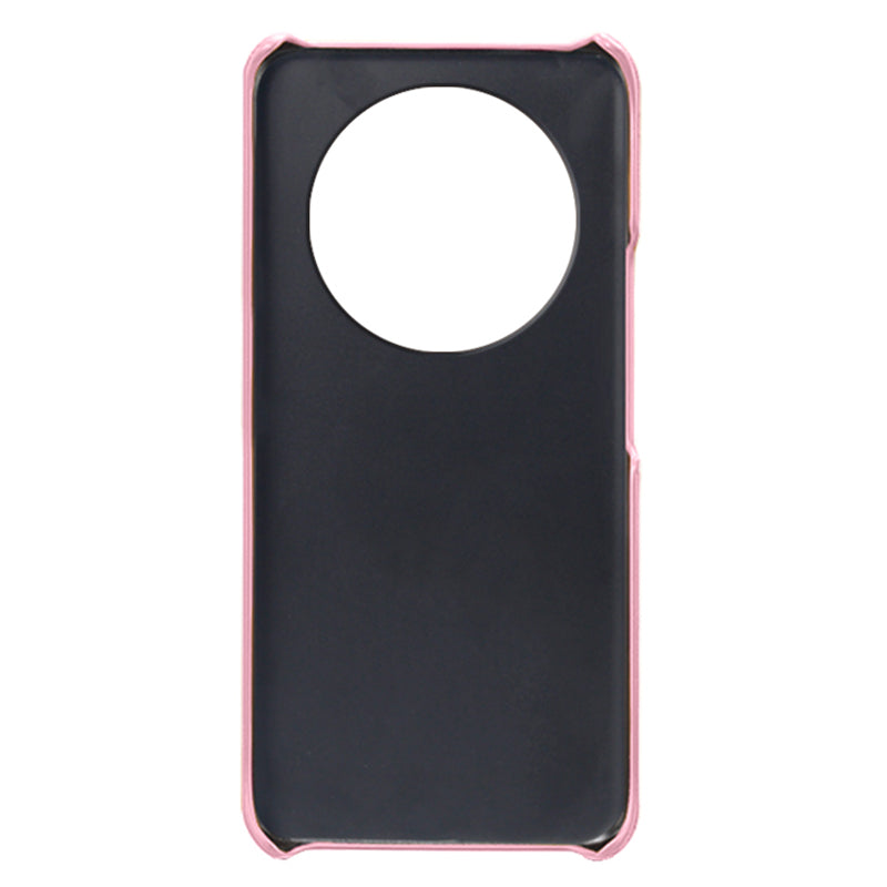 For Huawei Mate 60 PU Leather Coated PC Phone Case Smartphone Cover with Dual Card Slots