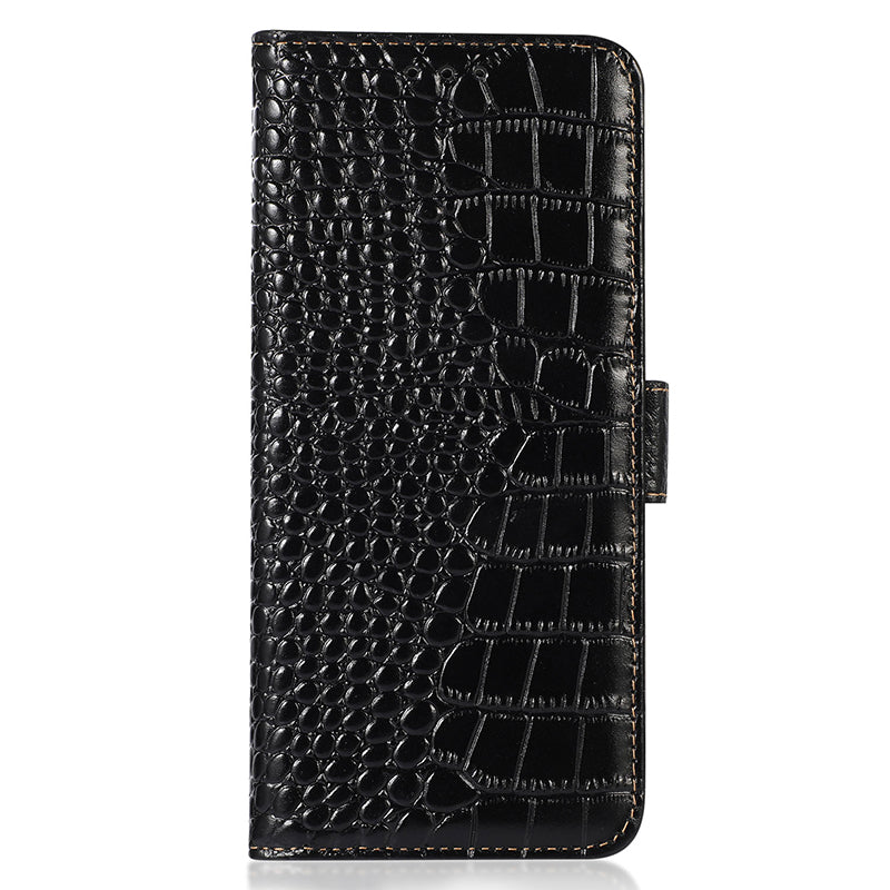 For Huawei Mate 60 Pro Genuine Cow Leather Wallet Case RFID Blocking Phone Cover with Stand
