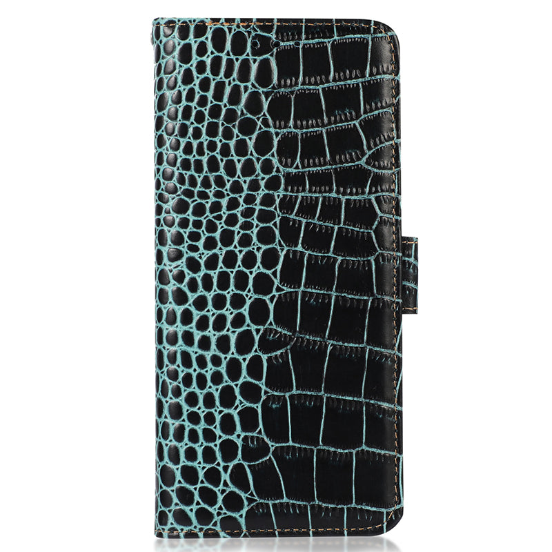For Huawei Mate 60 Pro Genuine Cow Leather Wallet Case RFID Blocking Phone Cover with Stand