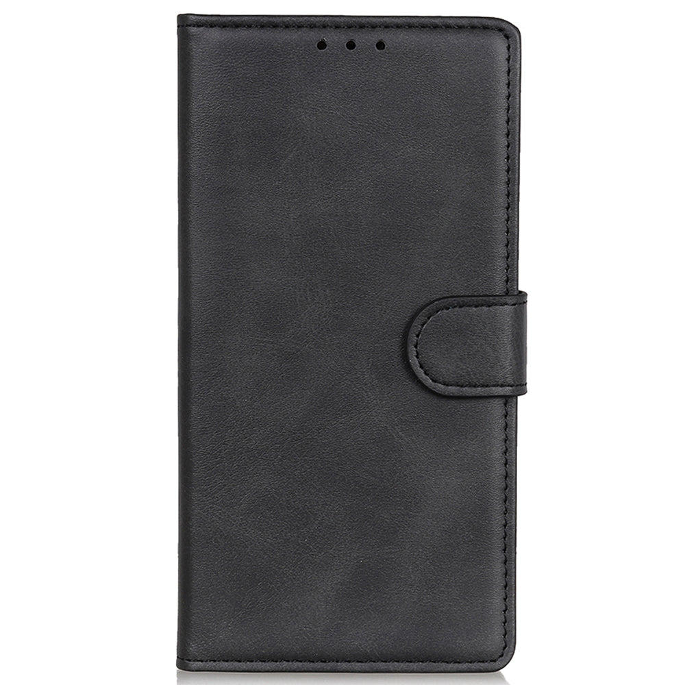 For Honor X6a 4G Shockproof Phone Case Cowhide Texture PU Leather Smartphone Cover