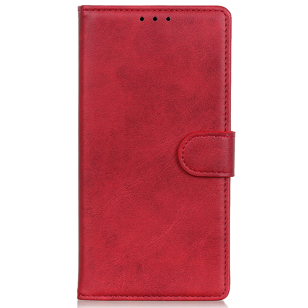 For Honor X6a 4G Shockproof Phone Case Cowhide Texture PU Leather Smartphone Cover