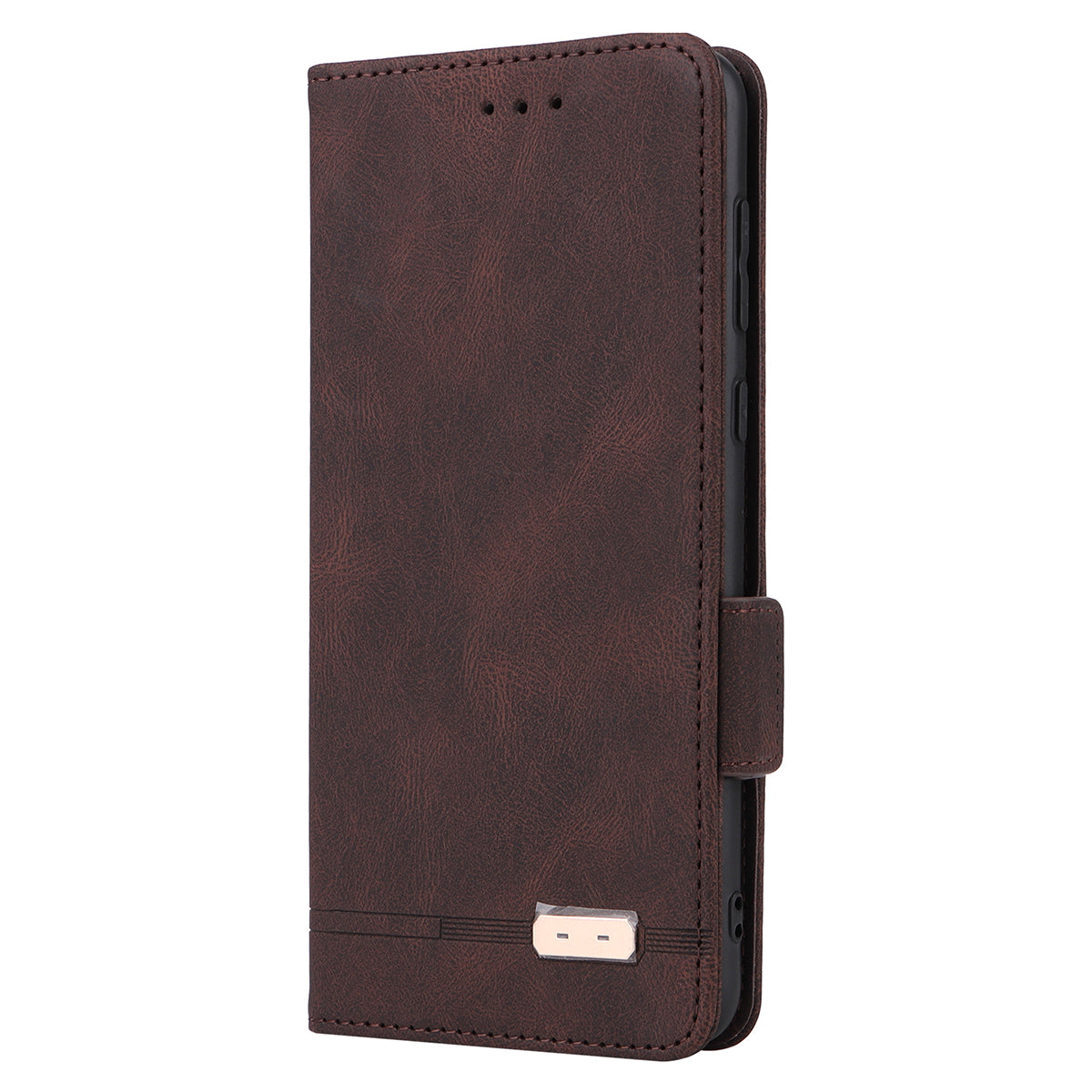 For Huawei Mate 60 PU Leather Protective Cover Hardware Decor Wallet Stand Phone Case
