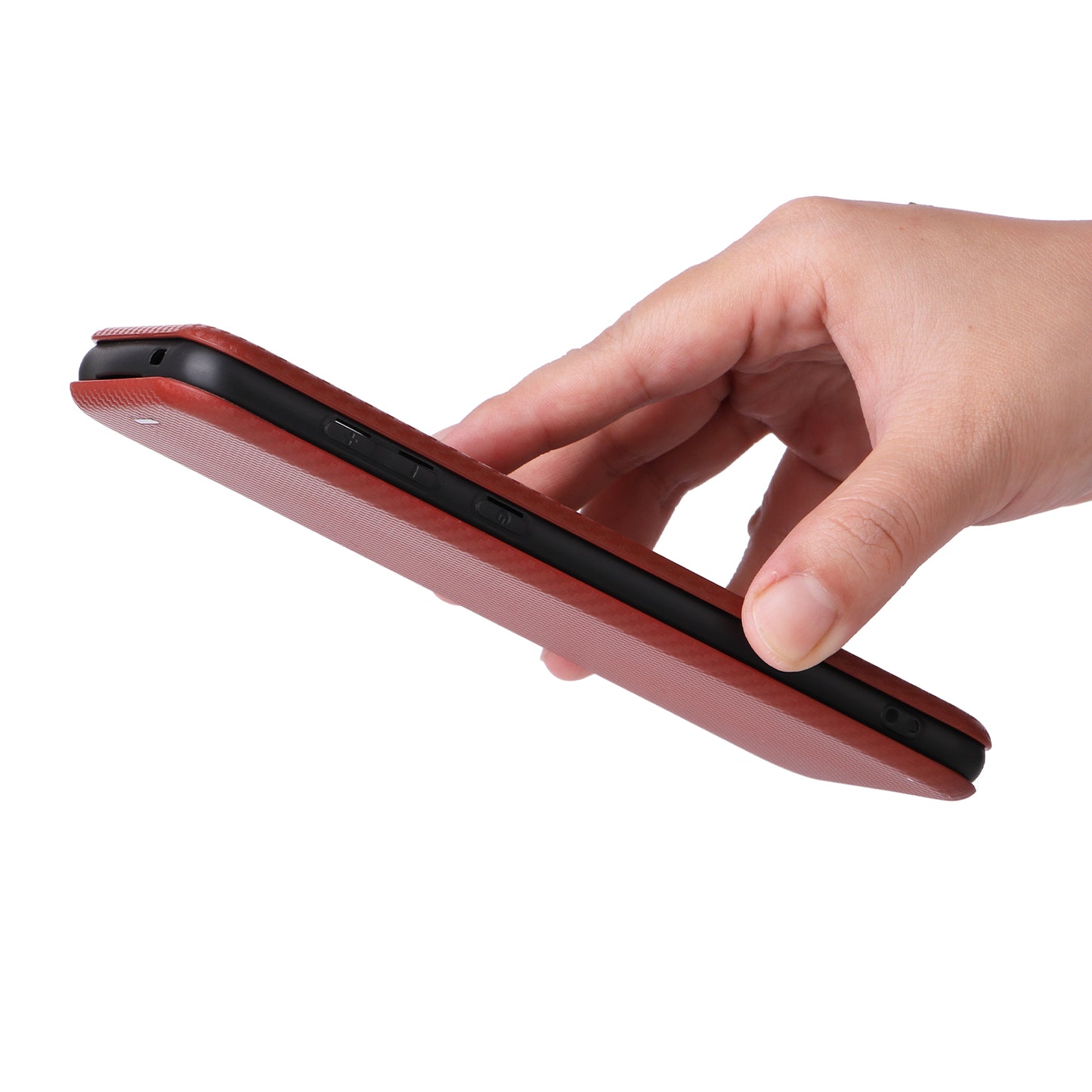 For Huawei Mate 60 Pro Carbon Fiber Texture Phone Case Card Holder PU Leather Stand Cover