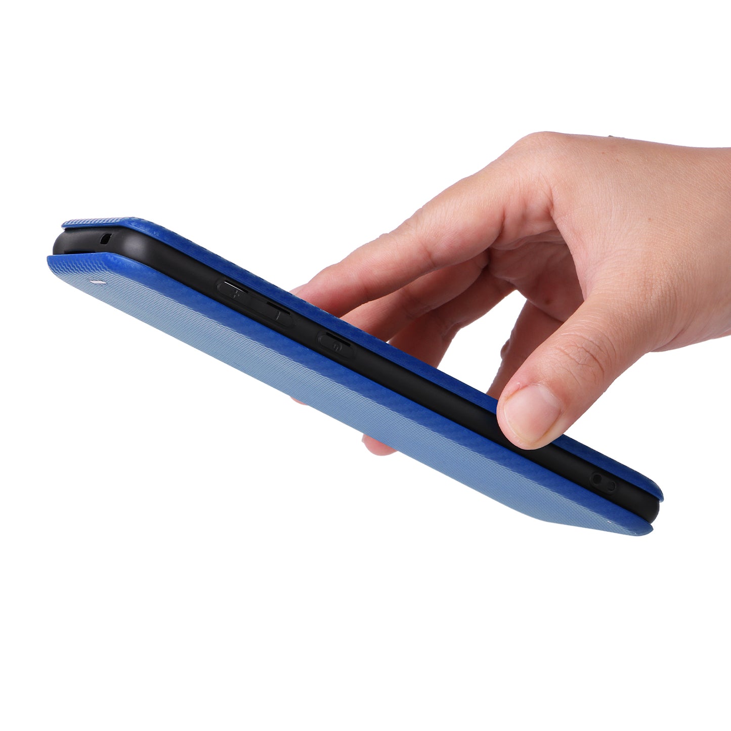 For Huawei Mate 60 Carbon Fiber Texture Card Holder Phone Case Leather Stand Anti-fall Cover
