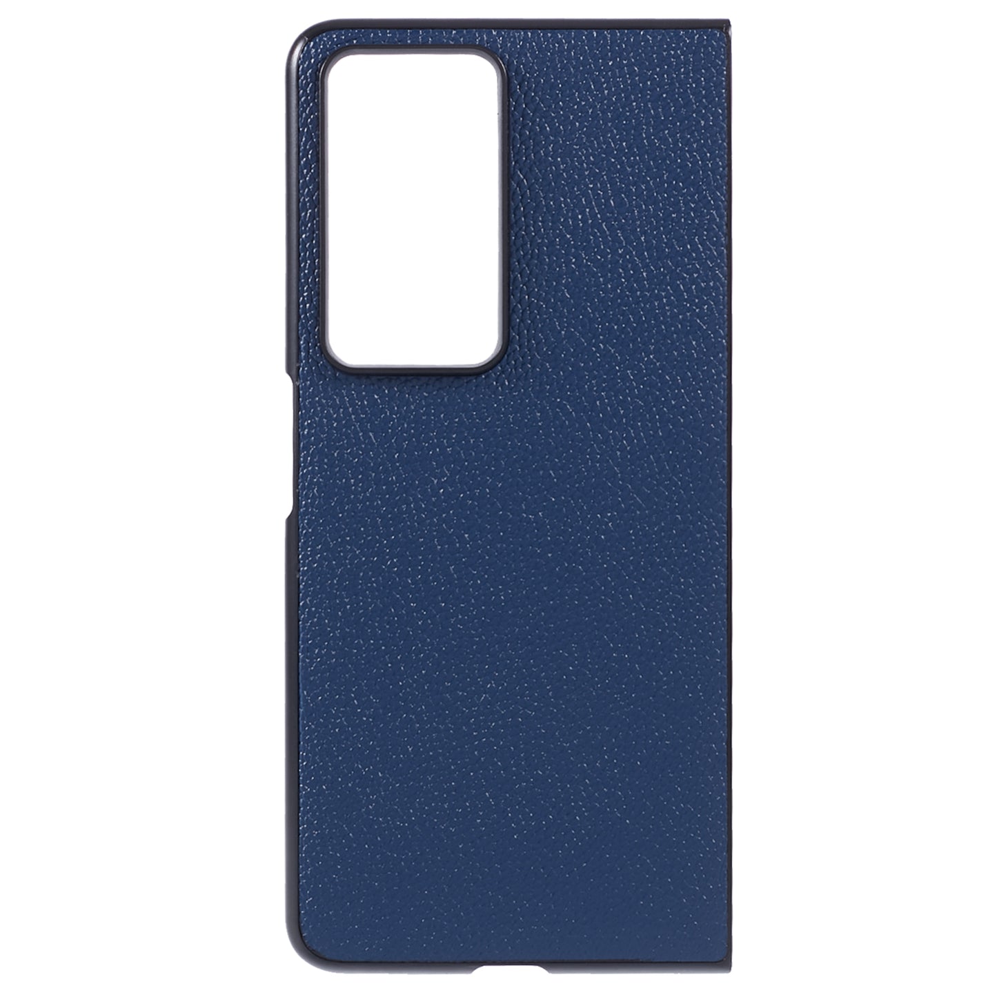 For Honor Magic V2 5G Case Anti-scratch Litchi Texture PC+Genuine Leather Phone Cover