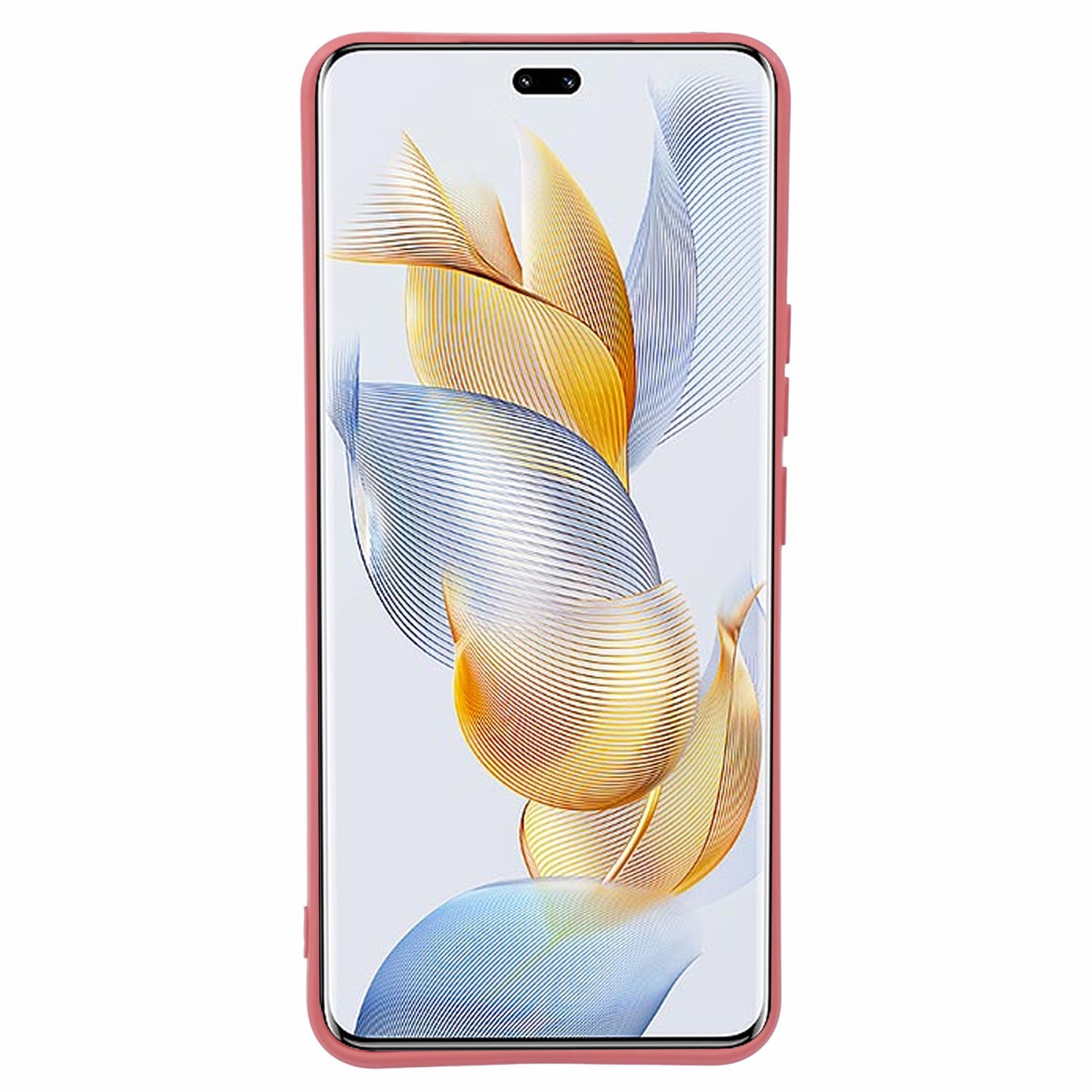For Honor 90 Pro Case Fiber Lining Rubberized TPU Anti-Slip Phone Cover