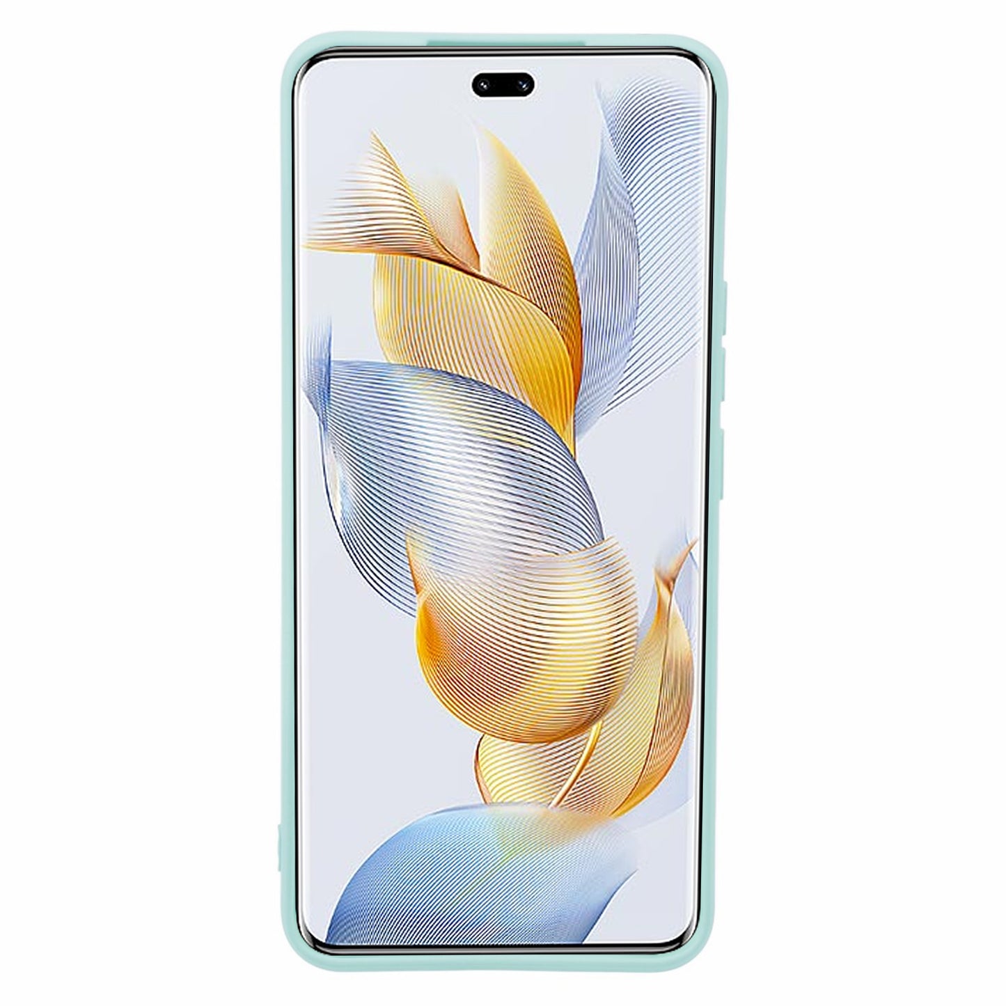 For Honor 90 Pro Case Fiber Lining Rubberized TPU Anti-Slip Phone Cover