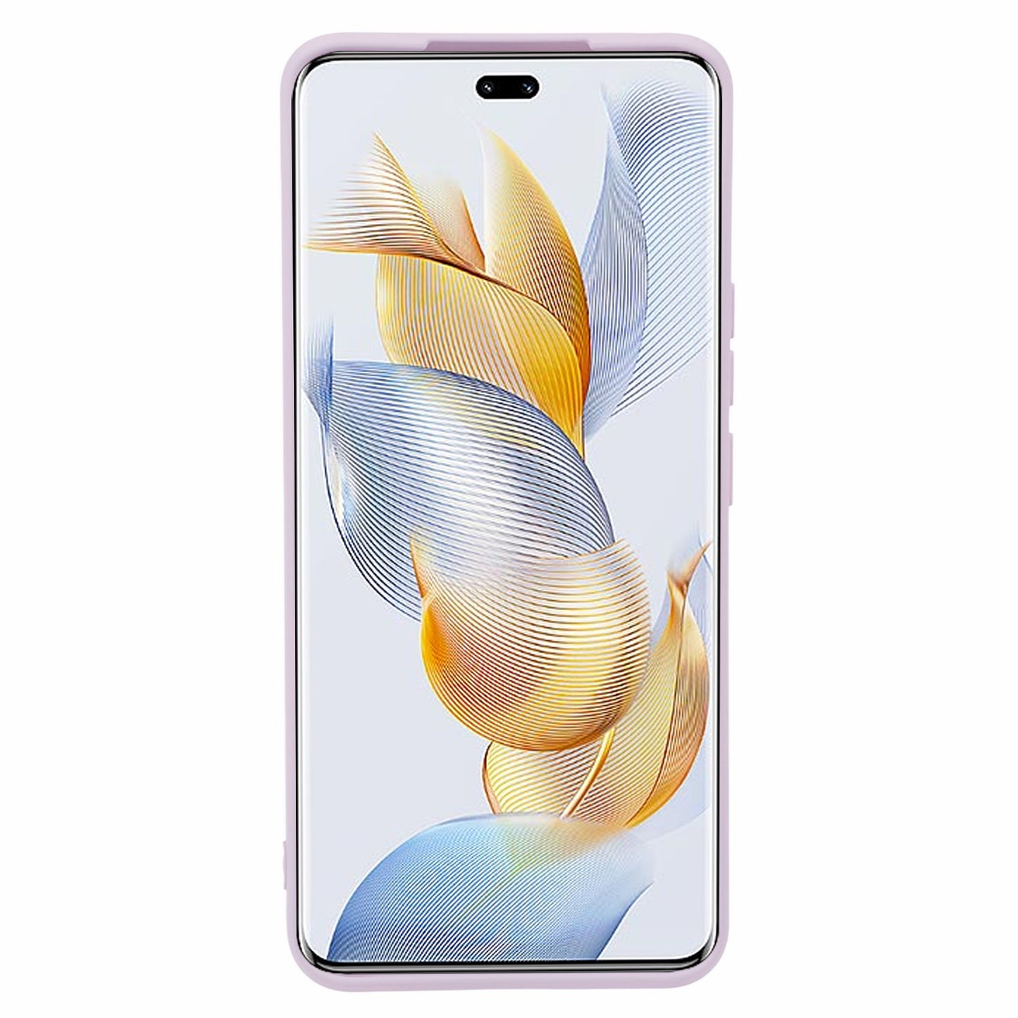 For Honor 90 Pro Case Fiber Lining Rubberized TPU Anti-Slip Phone Cover