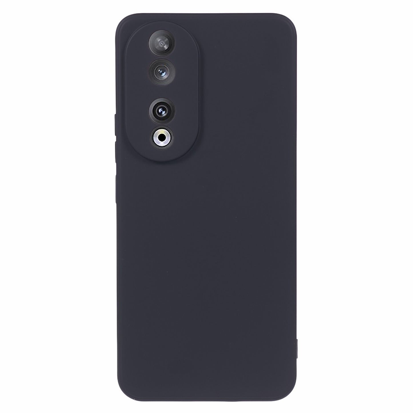 For Honor 90 Pro Case Fiber Lining Rubberized TPU Anti-Slip Phone Cover
