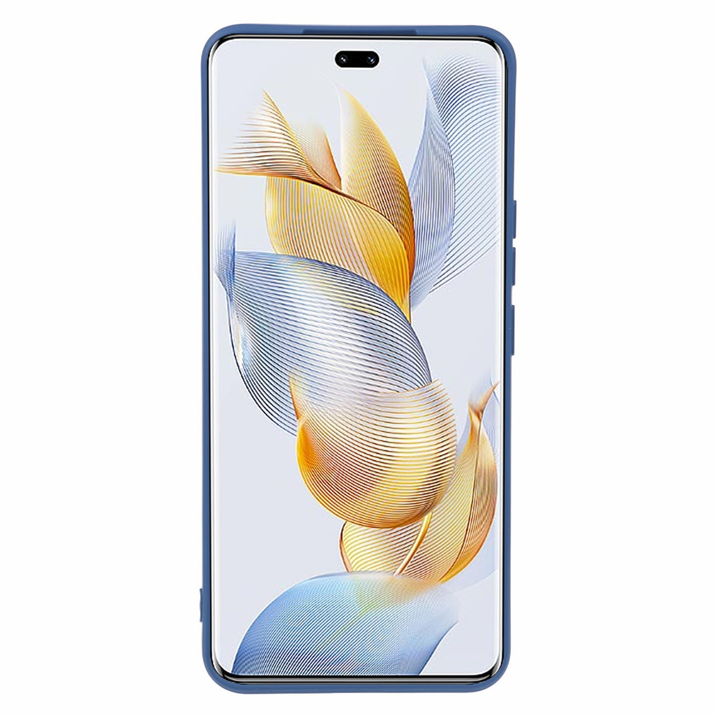 For Honor 90 Pro Case Fiber Lining Rubberized TPU Anti-Slip Phone Cover