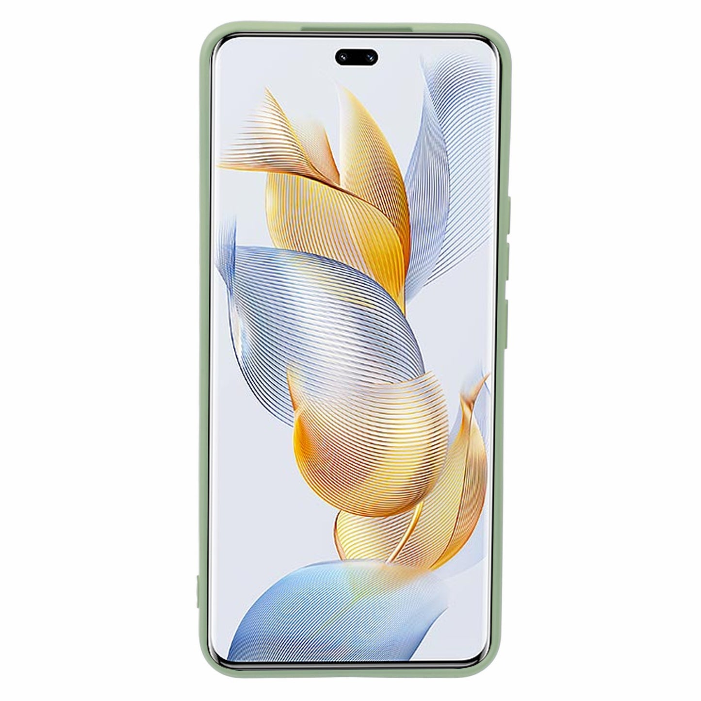 For Honor 90 Pro Case Fiber Lining Rubberized TPU Anti-Slip Phone Cover