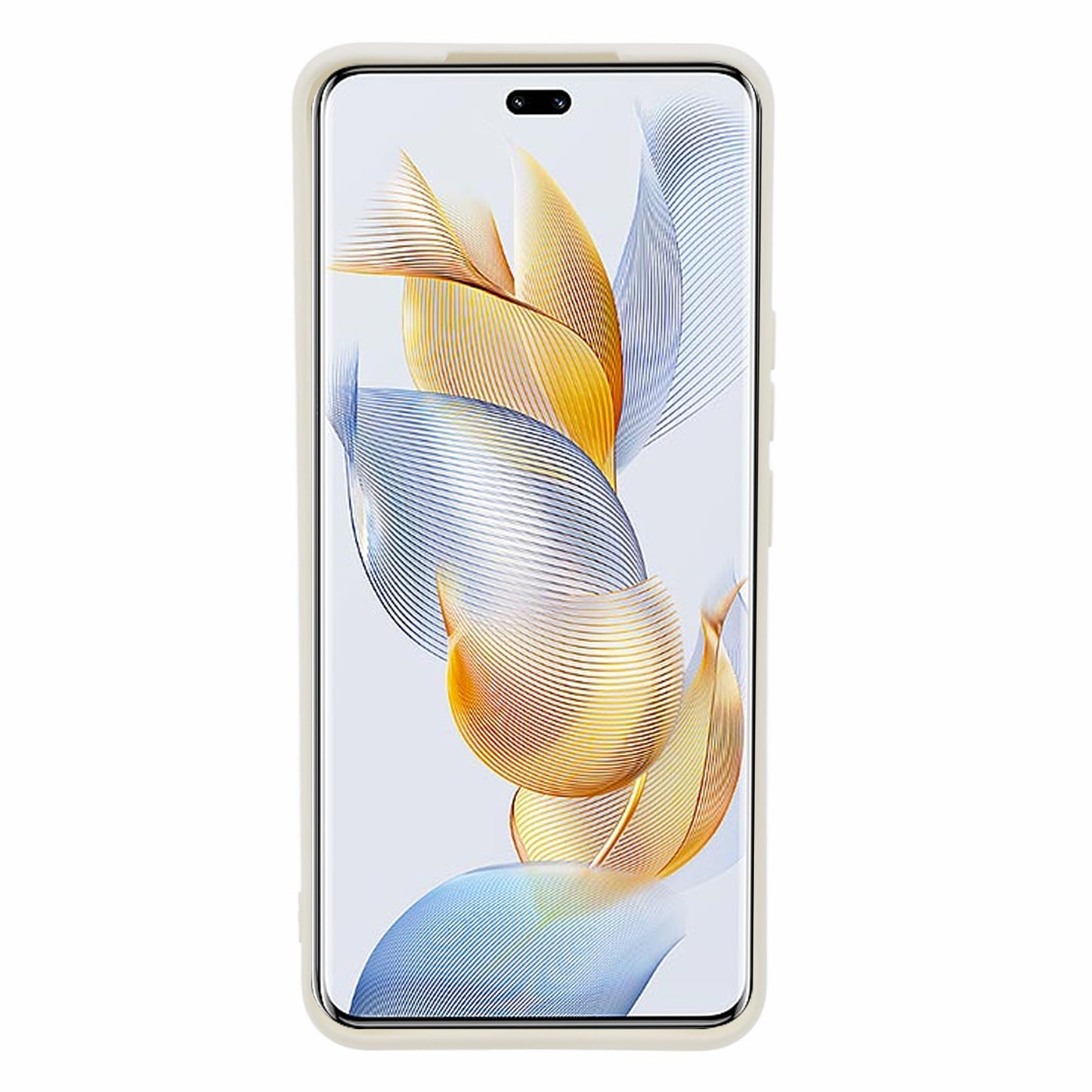 For Honor 90 Pro Case Fiber Lining Rubberized TPU Anti-Slip Phone Cover