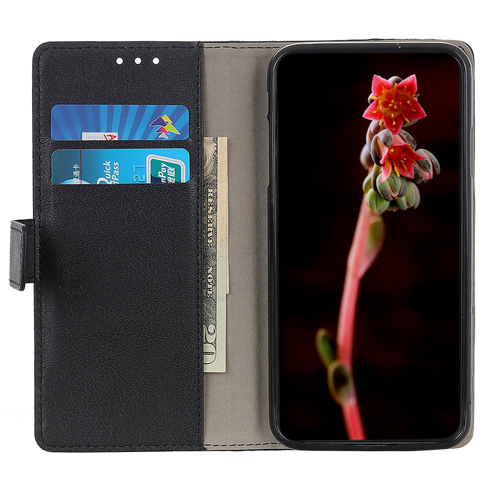 For Huawei Mate 60 Mobile Phone Anti-drop Shell Textured PU Leather Wallet Stand Case
