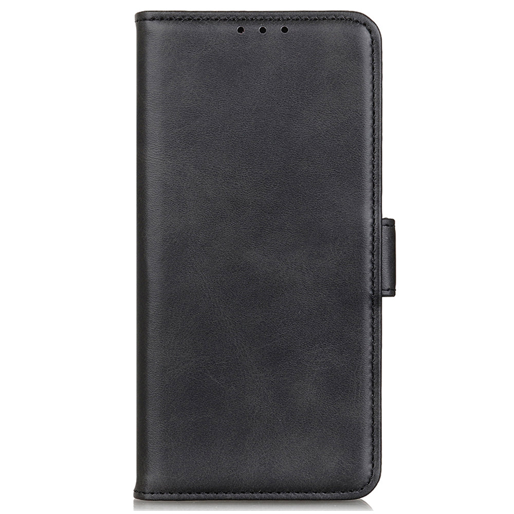 For Huawei Mate 60 Cowhide Texture Phone Case PU Leather Wallet Stand Anti-scratch Shell