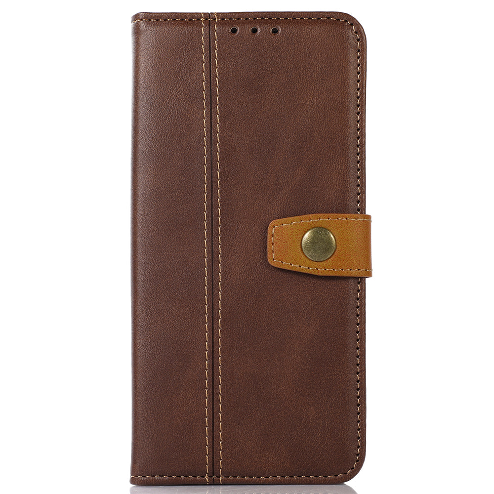 For Huawei Mate 60 PU Leather Smartphone Case Calf Texture Wallet Stand Cover