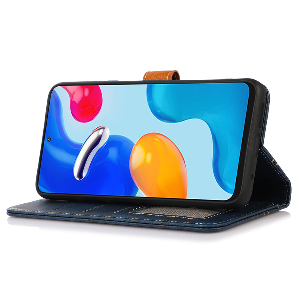 For Huawei Mate 60 PU Leather Smartphone Case Calf Texture Wallet Stand Cover