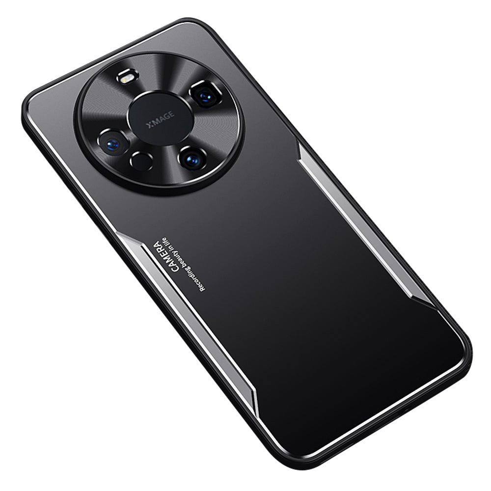 For Huawei Mate 60 TPU + Aluminum Alloy Phone Case Fall Protection Cellphone Back Cover
