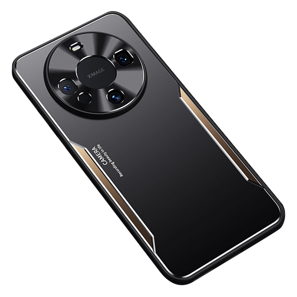 For Huawei Mate 60 TPU + Aluminum Alloy Phone Case Fall Protection Cellphone Back Cover
