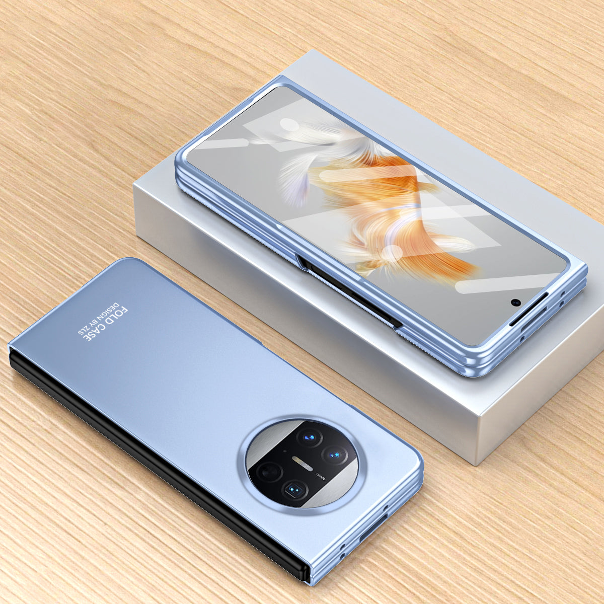 For Huawei Mate X3 5G Protective Phone Case Hard PC Anti-Scratch Cover with Tempered Glass Film