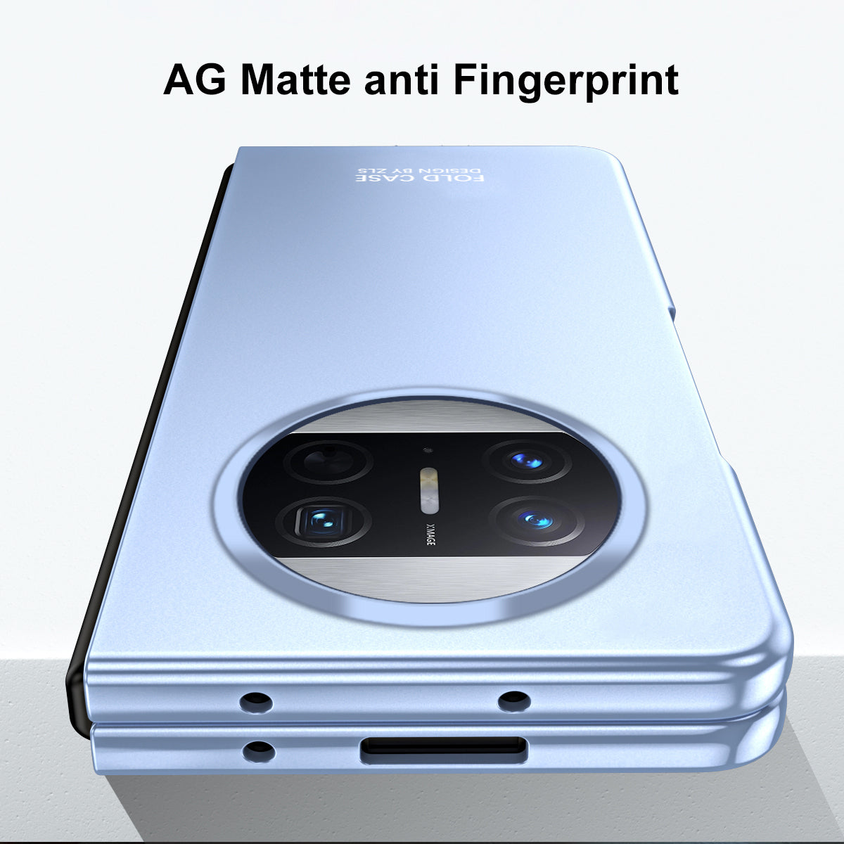 For Huawei Mate X3 5G Protective Phone Case Hard PC Anti-Scratch Cover with Tempered Glass Film