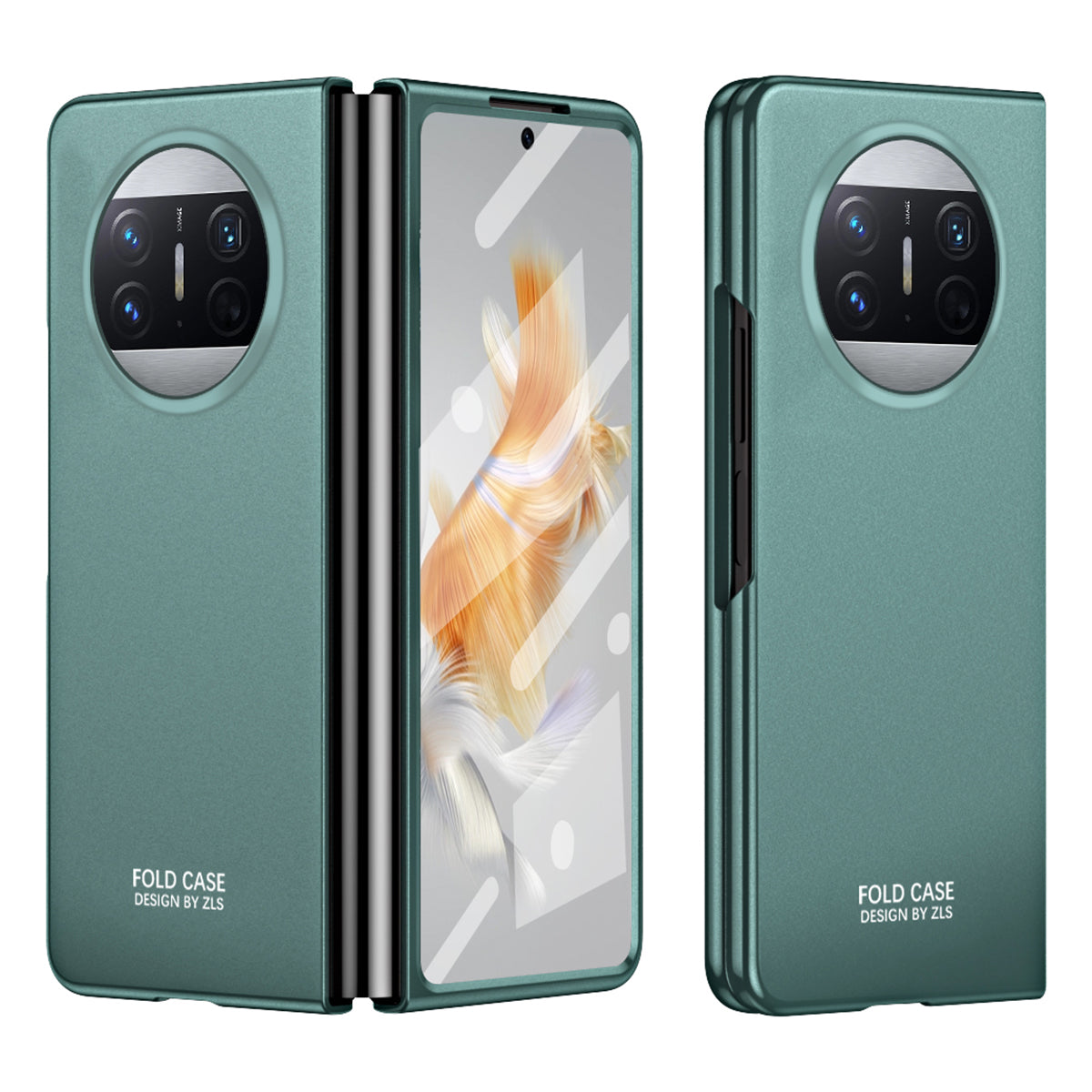 For Huawei Mate X3 5G Protective Phone Case Hard PC Anti-Scratch Cover with Tempered Glass Film