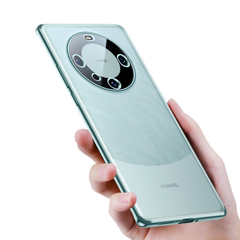 For Huawei Mate 60 Case AG Vacuum Electroplating Matte TPU Phone Shell