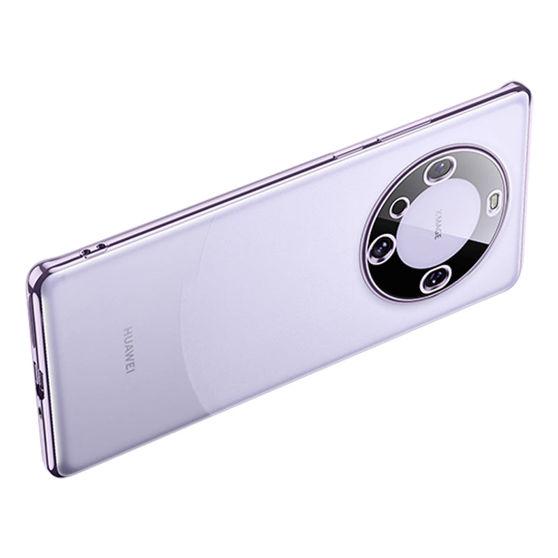 For Huawei Mate 60 Pro+ Case Vacuum Electroplating AG Fingerprint-Proof TPU Phone Cover