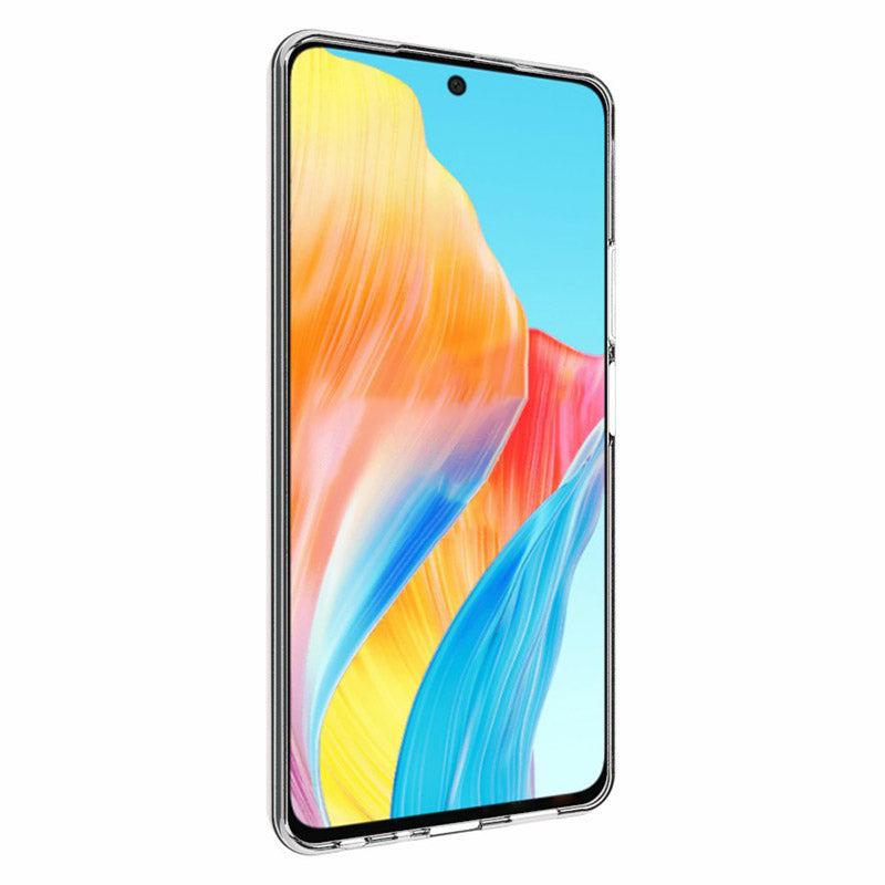 10Pcs / Pack Mobile Phone Cover For Oppo A58 4G Smartphone Case Inner Watermark-Free Soft TPU Clear Shell