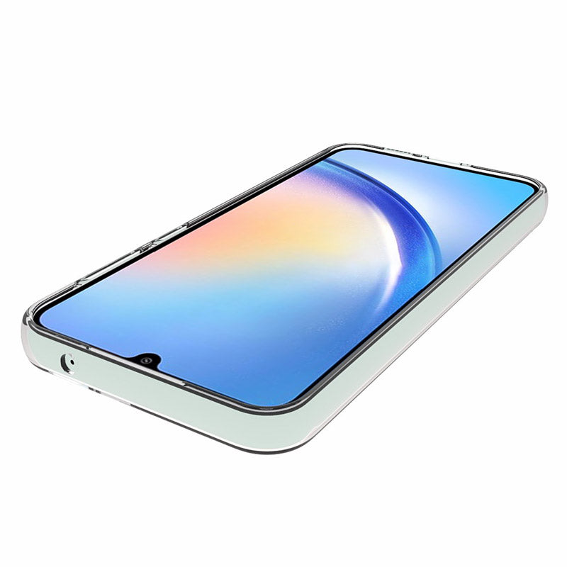 10Pcs / Pack For Samsung Galaxy S23 FE Smartphone Case Inner Watermark-Free TPU Clear Mobile Phone Cover