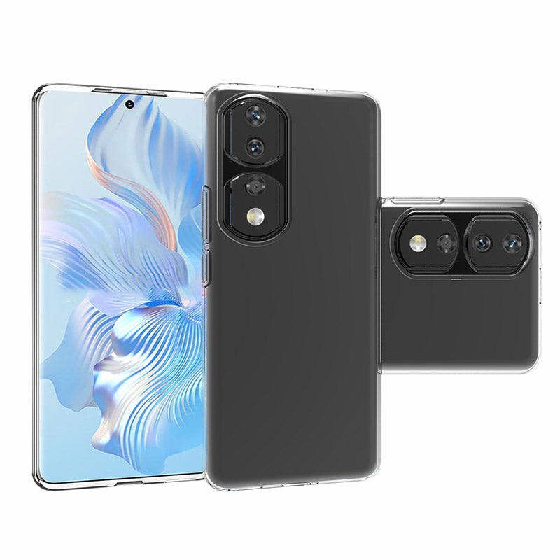 10Pcs / Pack Mobile Phone Cover For Honor 90 Pro , TPU Case Inner Watermark-Free Texture Shell