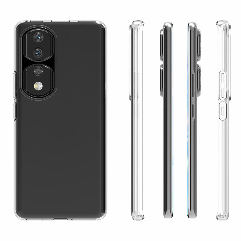 10Pcs / Pack Mobile Phone Cover For Honor 90 Pro , TPU Case Inner Watermark-Free Texture Shell