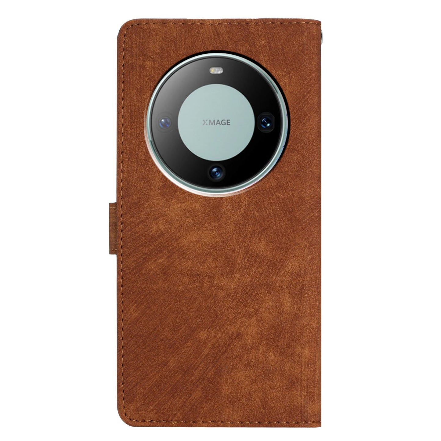 For Huawei Mate 60 Pro Case Skin-touch Leather Cover Solid Color Phone Shell