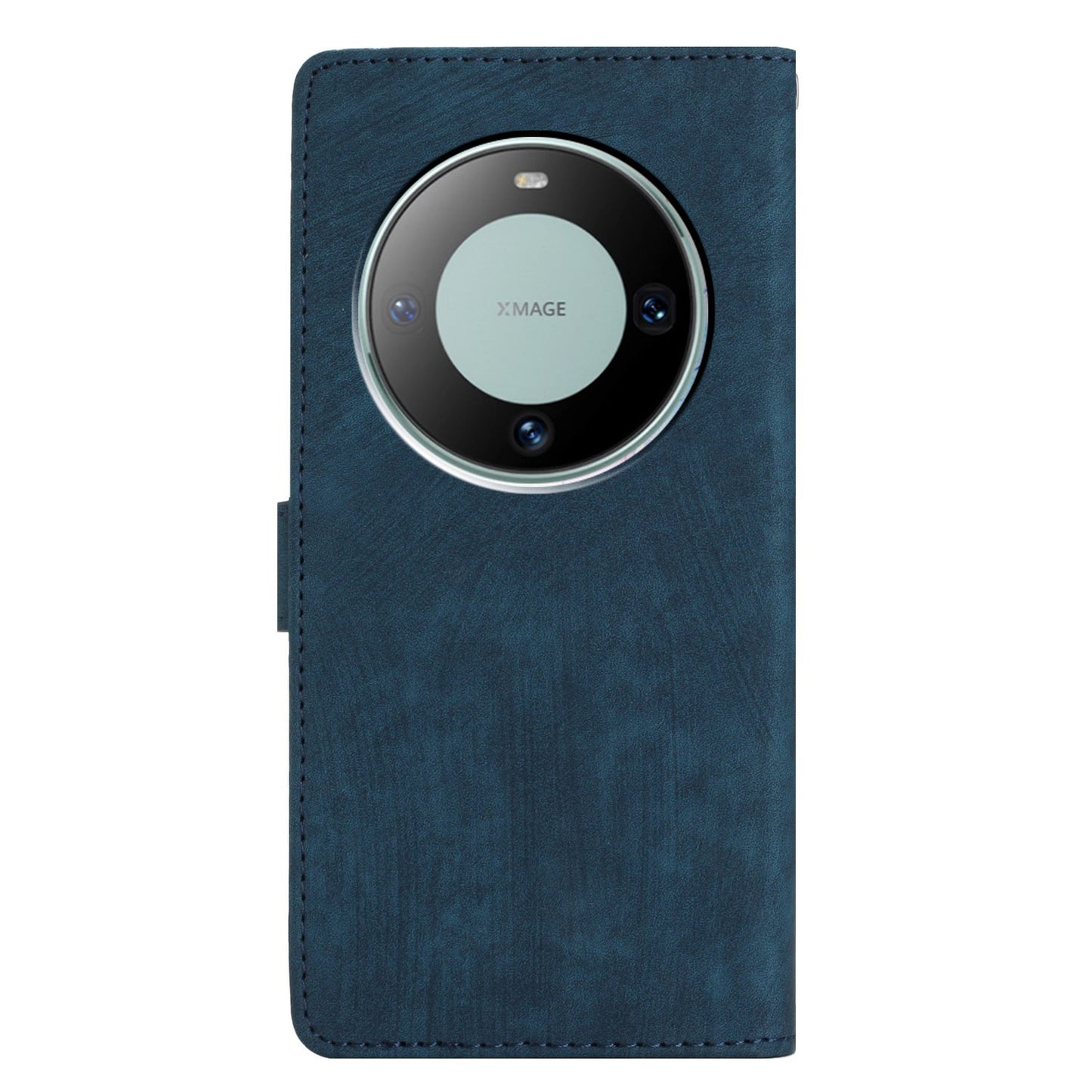 For Huawei Mate 60 Pro Case Skin-touch Leather Cover Solid Color Phone Shell