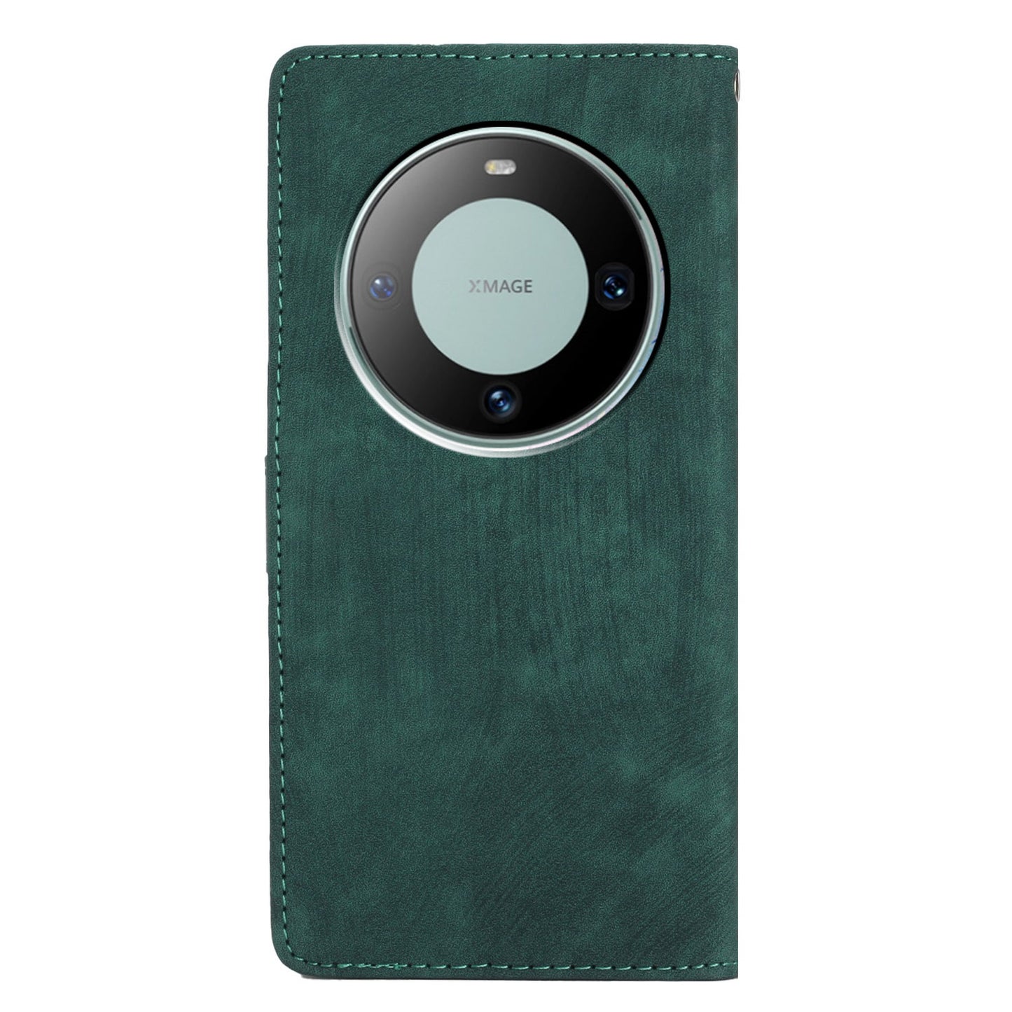 For Huawei Mate 60 Pro Case Skin-touch Leather Cover Solid Color Phone Shell