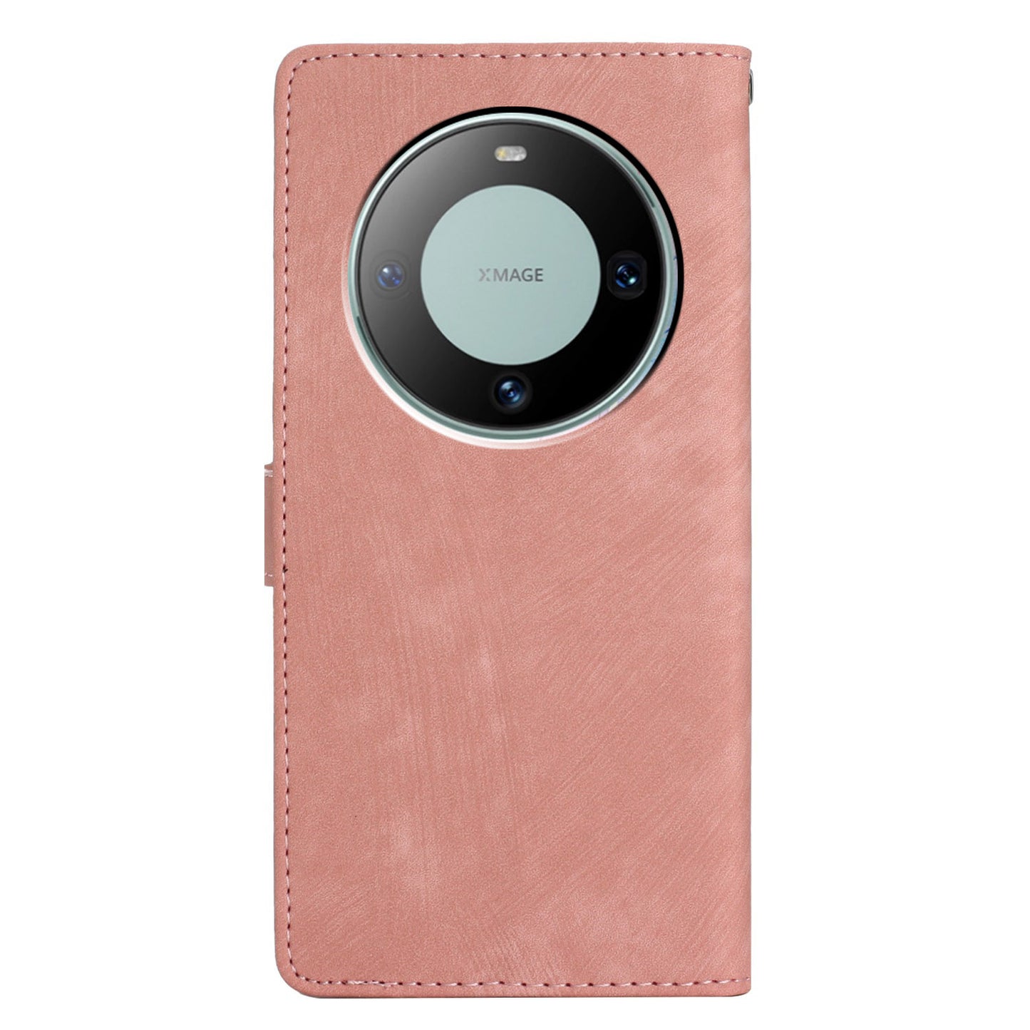 For Huawei Mate 60 Pro Case Skin-touch Leather Cover Solid Color Phone Shell