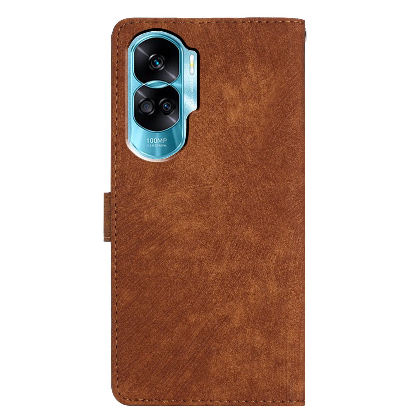 For Honor 90 Lite 5G / X50i 5G Case Solid Color PU Leather Wallet Phone Cover