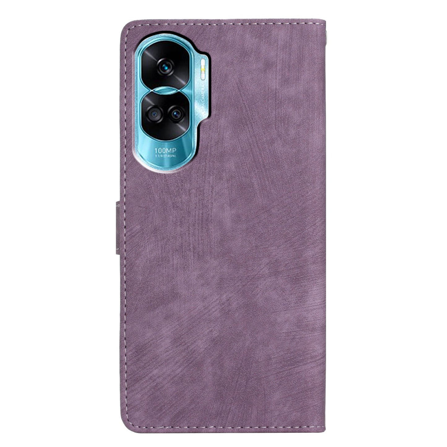 For Honor 90 Lite 5G / X50i 5G Case Solid Color PU Leather Wallet Phone Cover