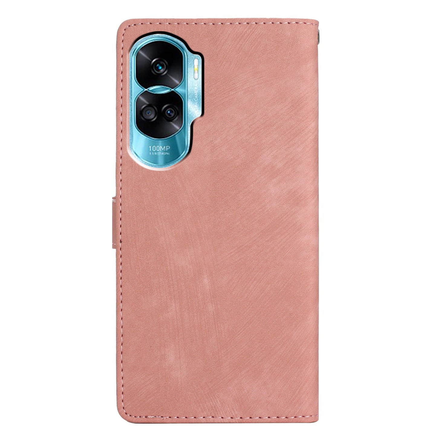 For Honor 90 Lite 5G / X50i 5G Case Solid Color PU Leather Wallet Phone Cover