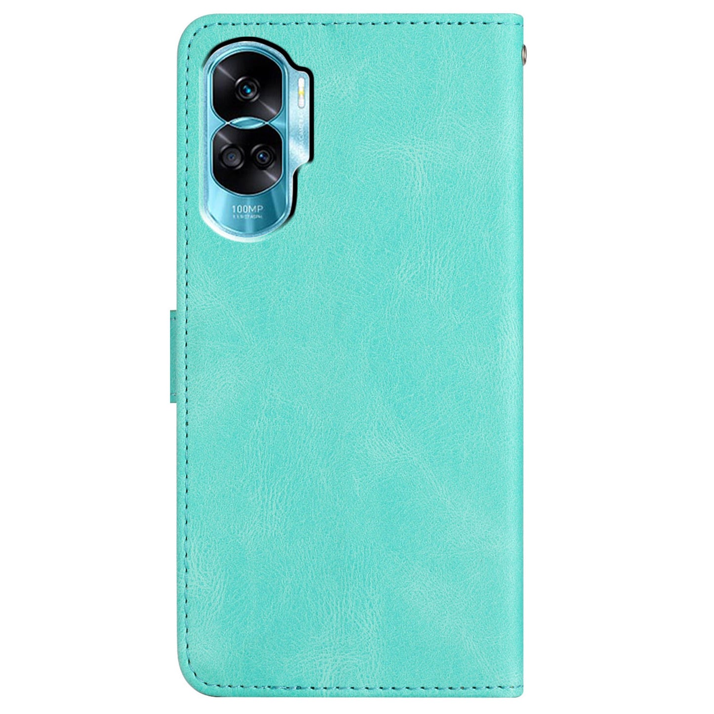 For Honor 90 Lite 5G / X50i 5G Wallet Case Crazy Horse Texture Leather Phone Stand Cover Imprinted Lines