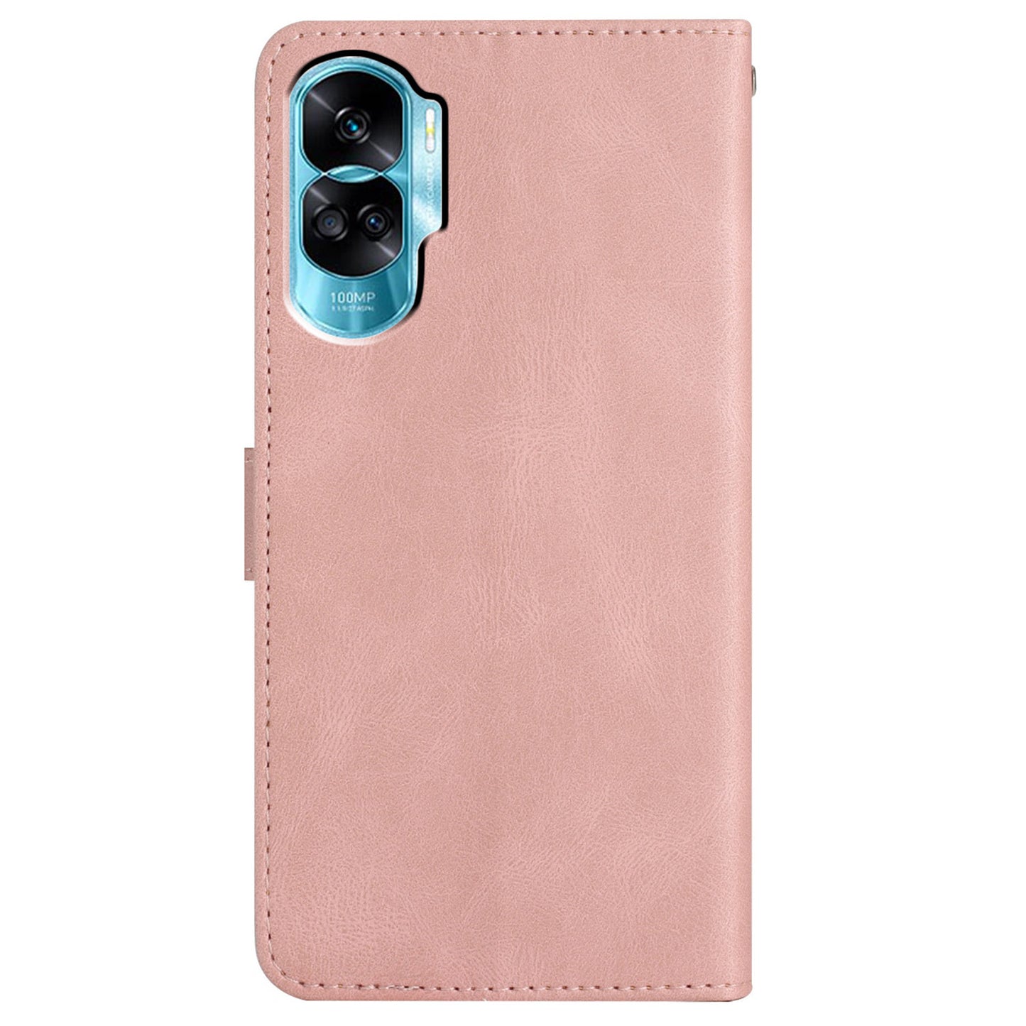 For Honor 90 Lite 5G / X50i 5G Wallet Case Crazy Horse Texture Leather Phone Stand Cover Imprinted Lines
