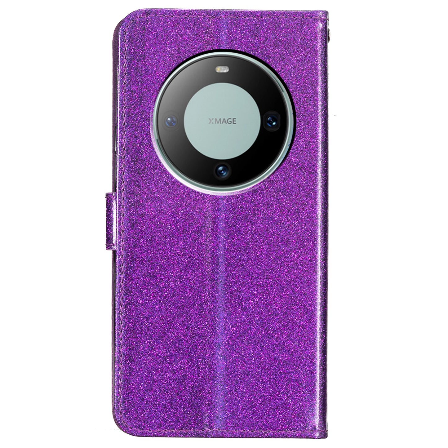 For Huawei Mate 60 Glitter PU Leather Case Anti-scratch Wallet Stand Phone Cover
