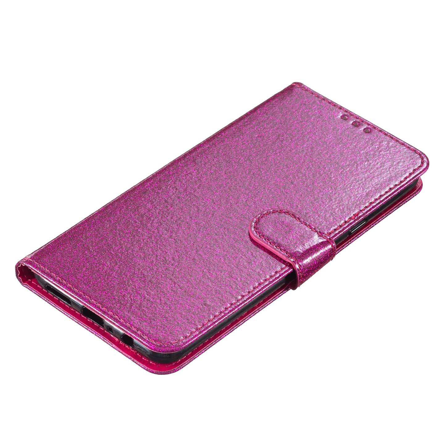 For Huawei Mate 60 Pro Glittery PU Leather Phone Case Anti-fall Wallet Stand Cover