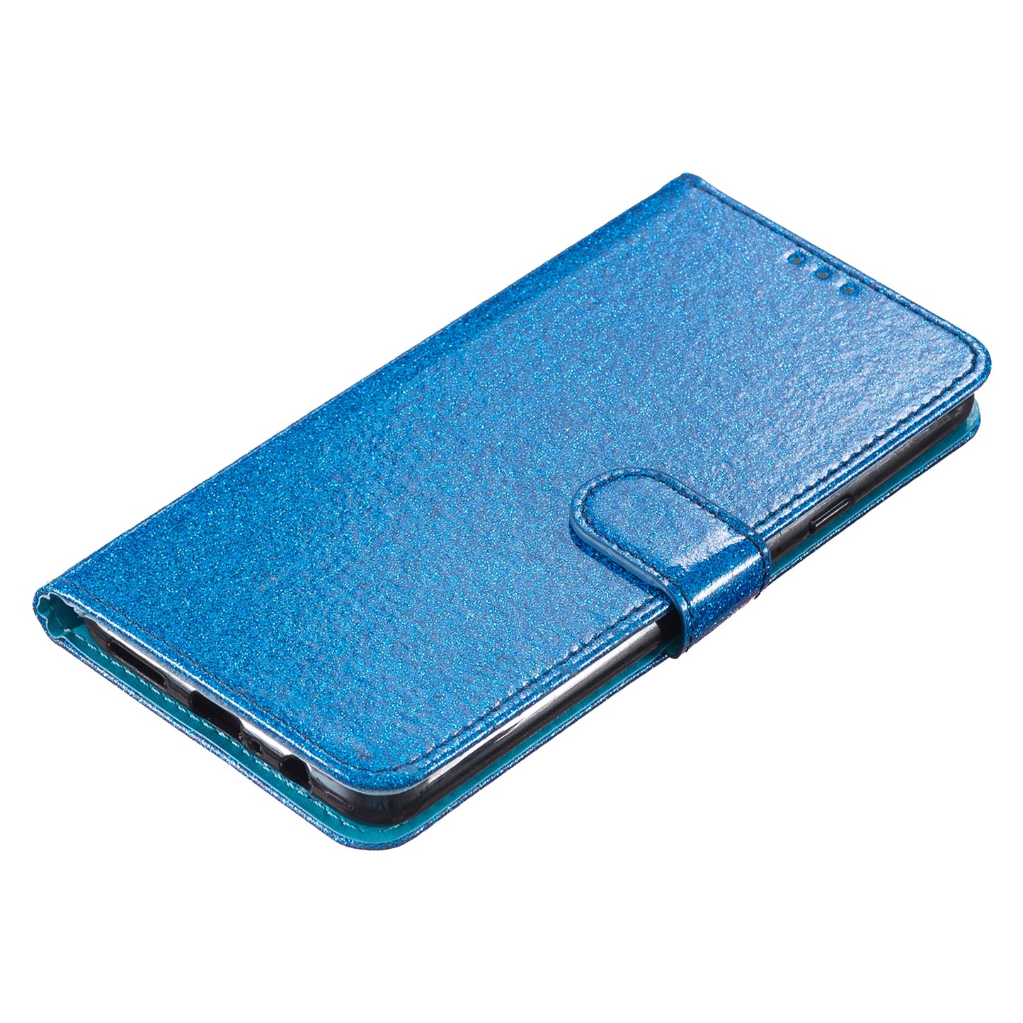 For Huawei Mate 60 Pro Glittery PU Leather Phone Case Anti-fall Wallet Stand Cover