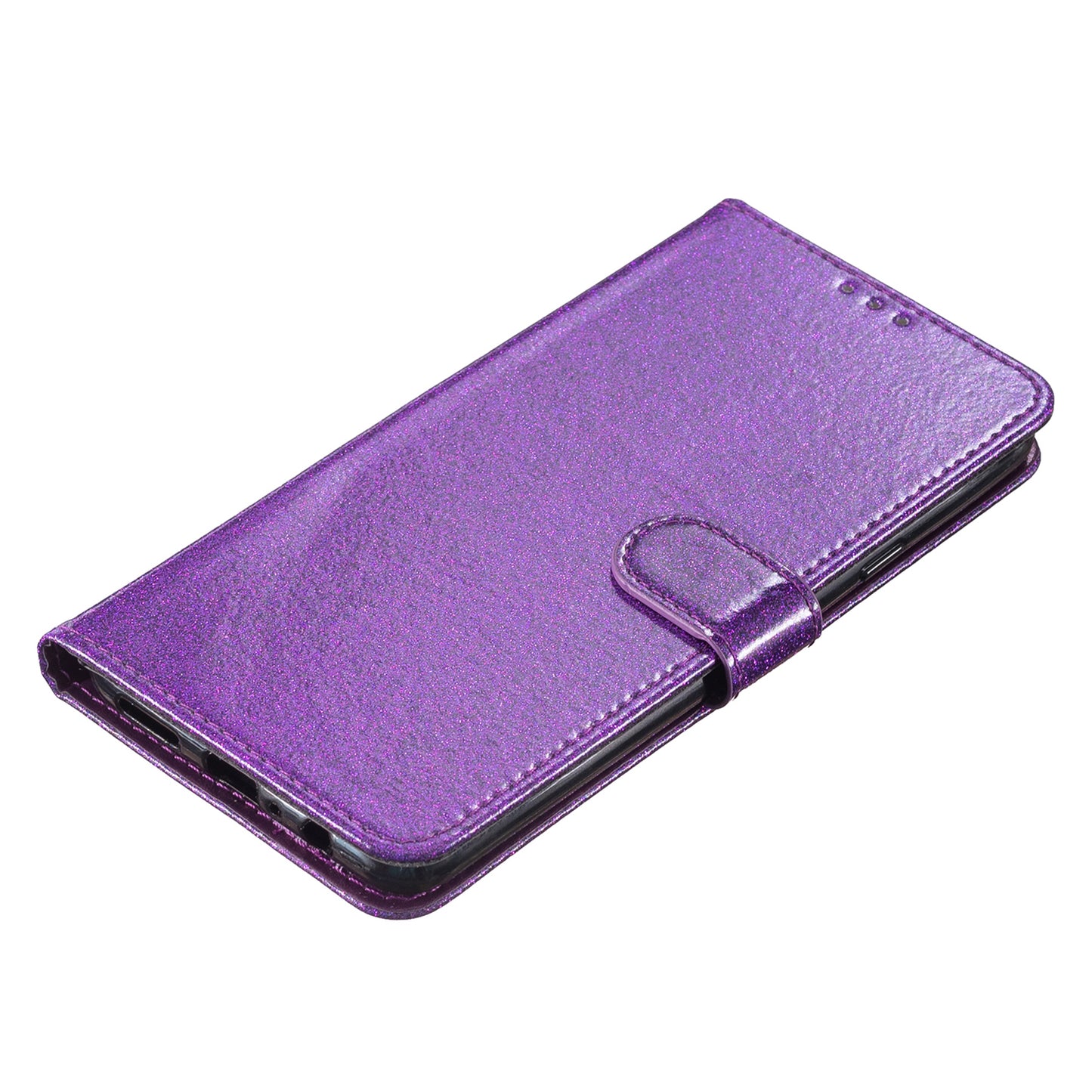 For Huawei Mate 60 Pro Glittery PU Leather Phone Case Anti-fall Wallet Stand Cover